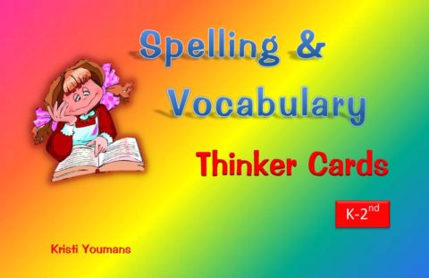 Spelling & Vocabulary Thinker Cards K-2