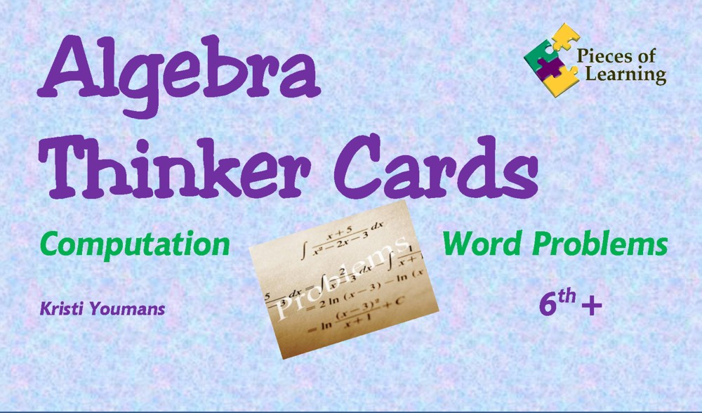 Algebra Thinker Cards
