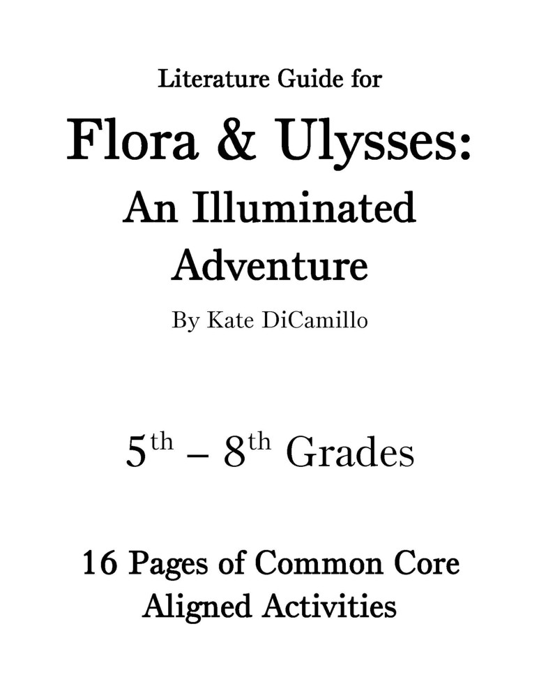 Flora and Ulysses Gr 5-8 - CCSS