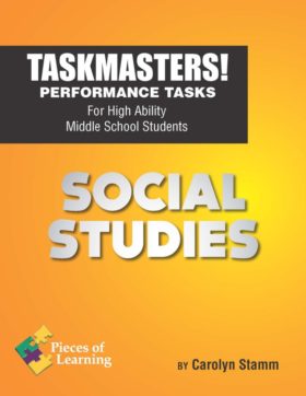 Task Masters! Performance Tasks - Social Studies