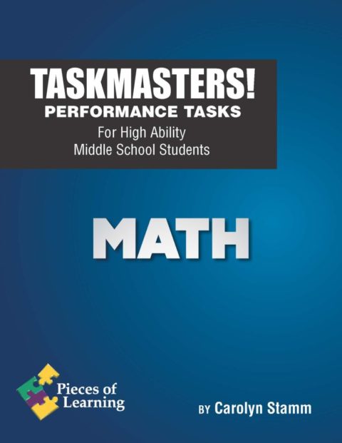 Task Masters! Performance Tasks - Math