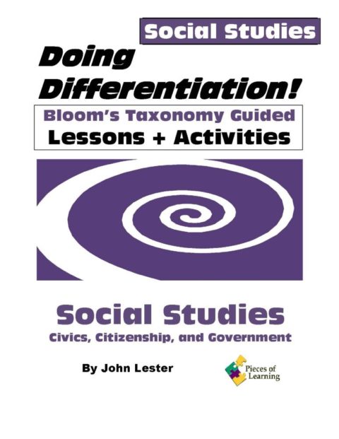 Doing Differentiation! Using Bloom's Taxonomy - 6 Subject Set